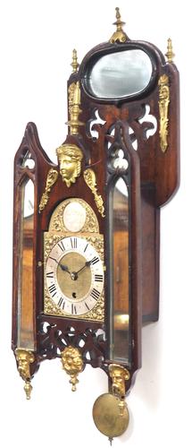 Very Rare English Fusee 5 Inch Dial Wall Clock Mahogany Gothic Ormolu Wall Clock by James Parker Cambridge (1 of 12) Very Rare English Fusee 5 Inch Dial Wall Clock Mahogany Gothic Ormolu Wall Clock by James Parker Cambridge (1 of 12)