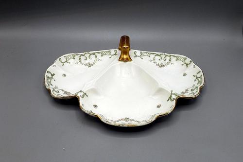 Antique Limoges 'D & C /L Bernardaud' 3 Section Serving Dish c.1900 (1 of 8)