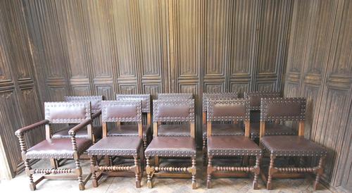 Set of 12 Cromwellian-Style Chairs c.1930 (1 of 10) Set of 12 Cromwellian-Style Chairs c.1930 (1 of 10)