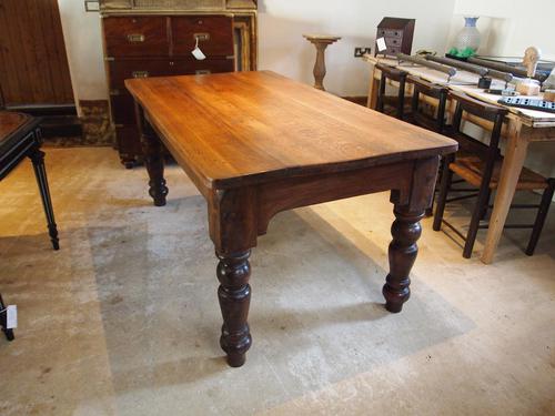 Table Refectory Farmhouse Victorian Oak c.1880 (1 of 10)