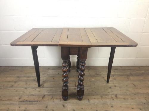 Early 20th Century Antique Oak Gateleg Table (1 of 9)