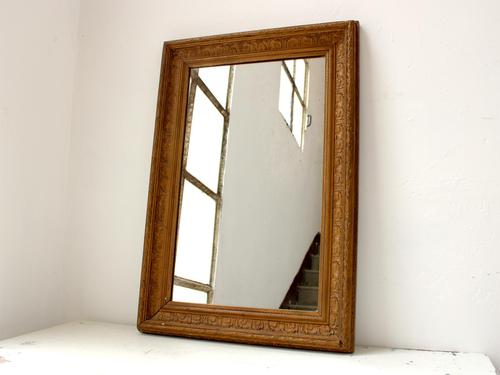 Late 19th Century Gilt Framed Wall Mirror (1 of 4)