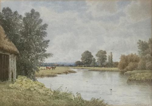 George Stanfield Walters Watercolour ‘On the Trent, Hampshire’ (1 of 2) George Stanfield Walters Watercolour ‘On the Trent, Hampshire’ (1 of 2)