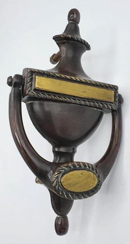 Good Quality Early 20th Century Solid Brass Door Knocker (1 of 2) Good Quality Early 20th Century Solid Brass Door Knocker (1 of 2)