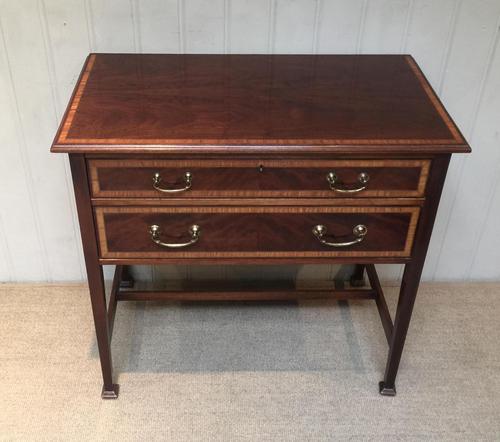 Edwardian Inlaid Mahogany Table (1 of 10)