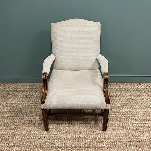 Fine Mahogany Gainsborough Antique Armchair (1 of 5) Fine Mahogany Gainsborough Antique Armchair (1 of 5)