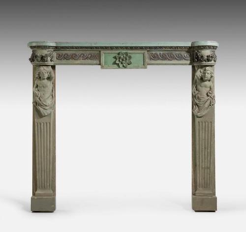 Well Carved 19th Century Pine and Gesso Fire Surround (1 of 9) Well Carved 19th Century Pine and Gesso Fire Surround (1 of 9)