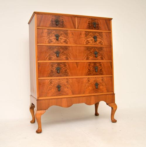 Large Figured Walnut Chest of Drawers c.1930 (1 of 10) Large Figured Walnut Chest of Drawers c.1930 (1 of 10)
