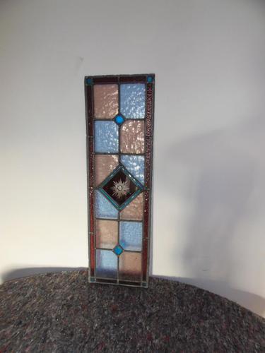 Arts & Crafts Tall Leaded Glass Panel (1 of 11)