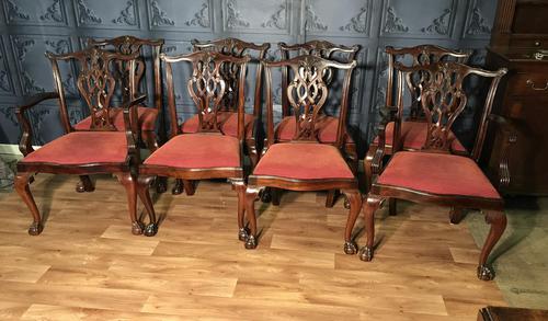 Quality Set of Eight Chippendale Style Dining Chairs (1 of 15) Quality Set of Eight Chippendale Style Dining Chairs (1 of 15)