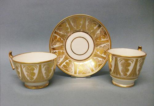 Coalport Tea Cup, Coffee Cup & Saucer c.1815 (1 of 6)