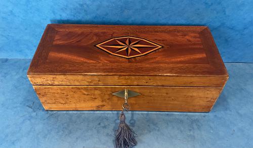 Victorian Burr Maple, Mahogany & Walnut Box (1 of 11)