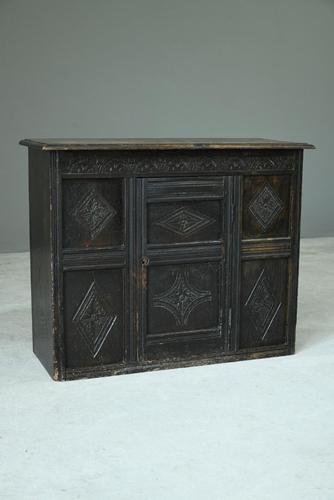 Small Carved Oak Cupboard (1 of 13) Small Carved Oak Cupboard (1 of 13)