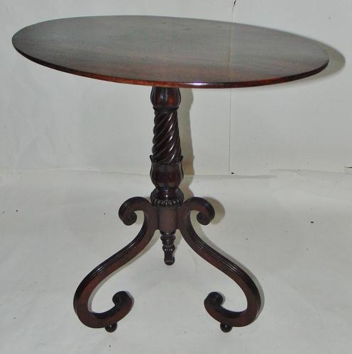 Elegant Regency Mahogany Table (1 of 6)