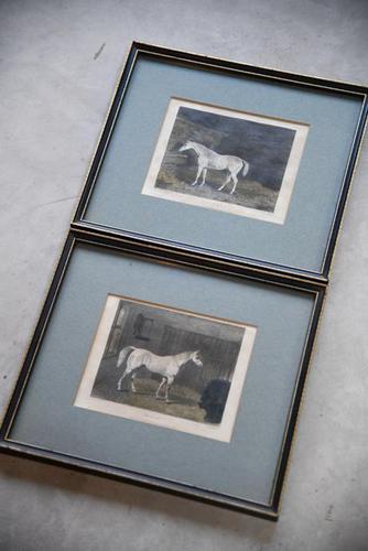 Pair Antique Race Horse Engravings (1 of 11) Pair Antique Race Horse Engravings (1 of 11)