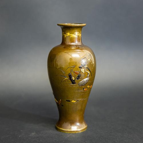 Japanese Meiji Period Patinated Vase (1 of 10) Japanese Meiji Period Patinated Vase (1 of 10)