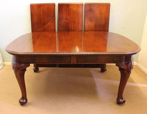 Antique Large Mahogany Extending Dining Table (1 of 16)