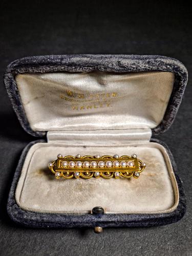Victorian Seed Pearl Brooch (1 of 4) Victorian Seed Pearl Brooch (1 of 4)