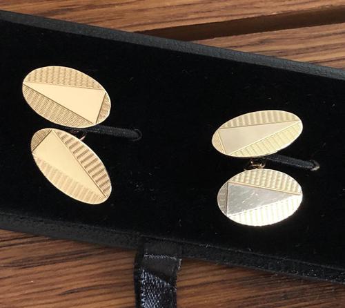 Pair of Art Deco 9ct Gold Cufflinks c.1934 (1 of 3) Pair of Art Deco 9ct Gold Cufflinks c.1934 (1 of 3)