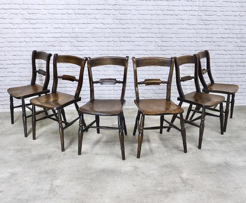 19th Century Windsor Farmhouse Kitchen Chairs (1 of 6)