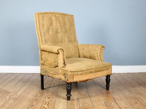 19th Century Napoleon III Armchair for Reupholstery (1 of 4) 19th Century Napoleon III Armchair for Reupholstery (1 of 4)