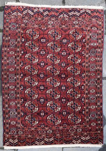 Antique Tekke Turkman rug 190x137cm (1 of 6)