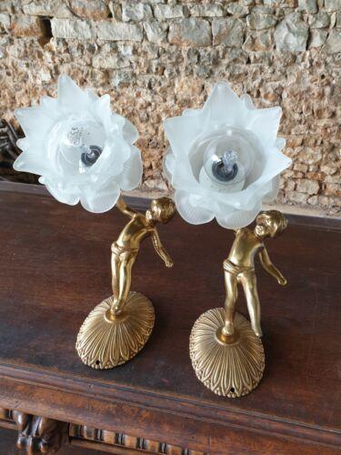 French Cherub Chandelier & Wall Sconce Set (1 of 7)