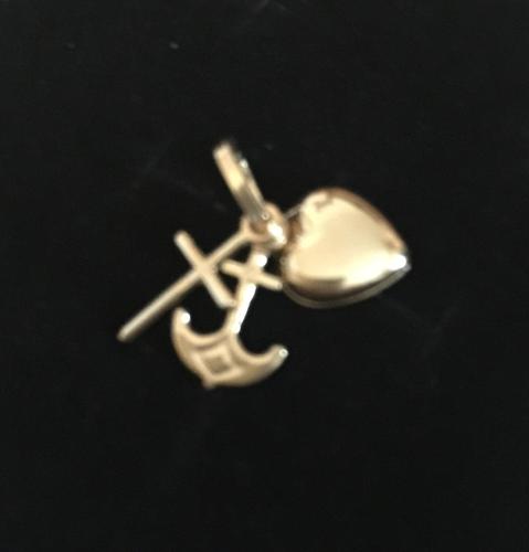 Rare Holy Trinity Pendant in 18k Fine Gold (1 of 7) Rare Holy Trinity Pendant in 18k Fine Gold (1 of 7)