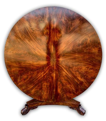 Exceptional Quality Regency Flame Mahogany Centre Table (1 of 10) Exceptional Quality Regency Flame Mahogany Centre Table (1 of 10)
