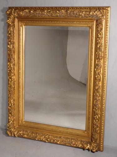 Good Late 19th Century Rectangular Giltwood Mirror (1 of 4) Good Late 19th Century Rectangular Giltwood Mirror (1 of 4)