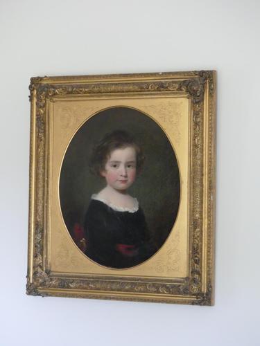 Stunning 19th Century Oval Oil on Canvas Portrait (1 of 4) Stunning 19th Century Oval Oil on Canvas Portrait (1 of 4)