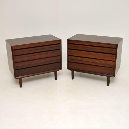 Pair of Danish Vintage Rosewood Chest of Drawers by Poul Cadovius (1 of 13)