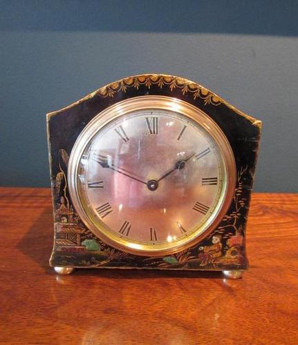 Small Edwardian Chinioserie Mantel Clock (1 of 8) Small Edwardian Chinioserie Mantel Clock (1 of 8)