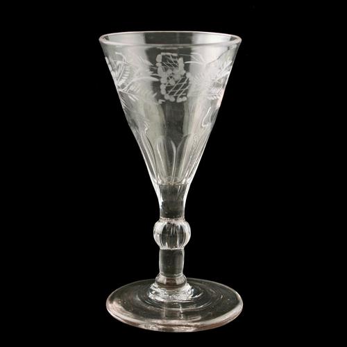 Early 18th Century Georgian Wine Glass (1 of 6) Early 18th Century Georgian Wine Glass (1 of 6)