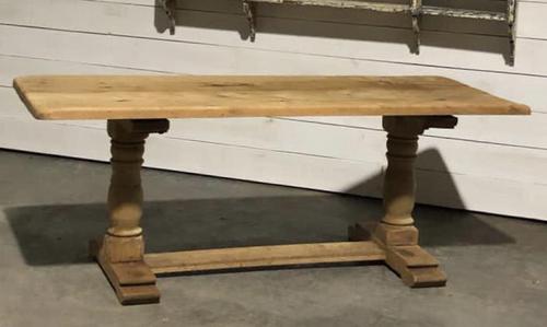 French Bleached Oak Farmhouse Dining Table (1 of 10) French Bleached Oak Farmhouse Dining Table (1 of 10)