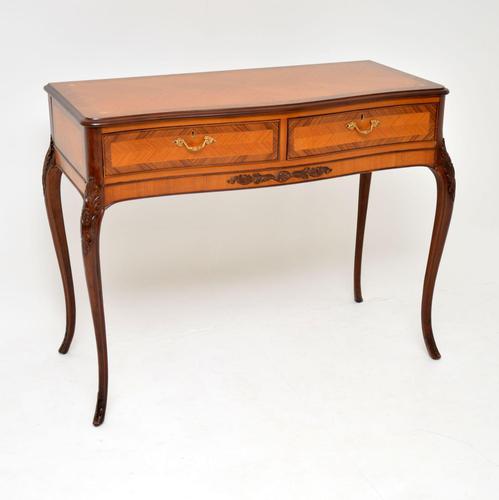 Antique French Style Inlaid Rosewood Console Table (1 of 11)