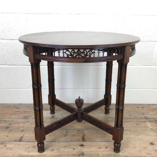 Antique Walnut Circular Centre Table (1 of 10) Antique Walnut Circular Centre Table (1 of 10)