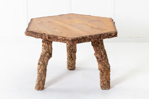 1950s Pine & Cork Table (1 of 5)