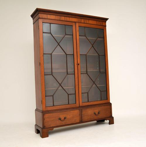 Antique Georgian Mahogany Astral Glaze Bookcase (1 of 12)