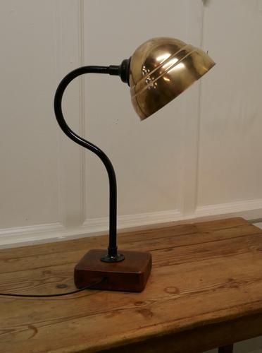 Large Industrial Look Desk Lamp (1 of 5)