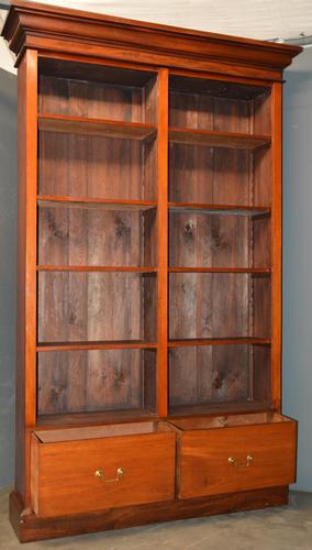 Mahogany Open Book Shelves (1 of 1)