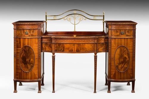 Adam Style Mahogany Sideboard (1 of 10)