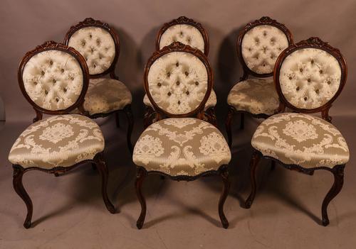 Fantastic Set of 6 Victorian Walnut Dining Chairs (1 of 14) Fantastic Set of 6 Victorian Walnut Dining Chairs (1 of 14)