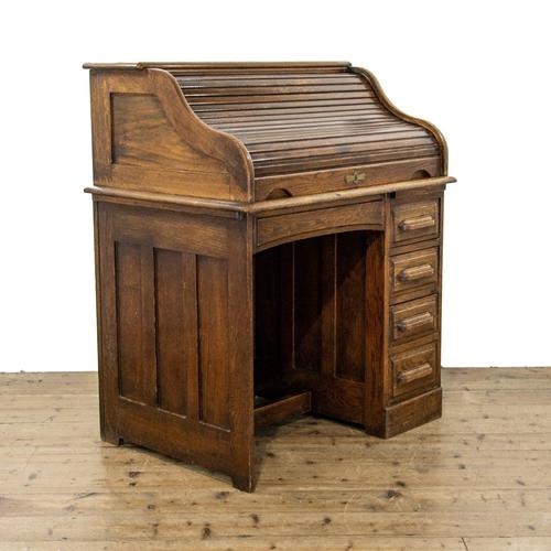 Antique Oak Roll Top Desk (1 of 11) Antique Oak Roll Top Desk (1 of 11)