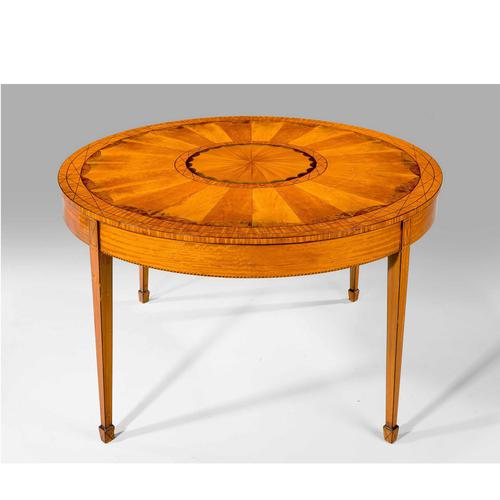 19th Century Satinwood Circular Centre Table (1 of 5) 19th Century Satinwood Circular Centre Table (1 of 5)