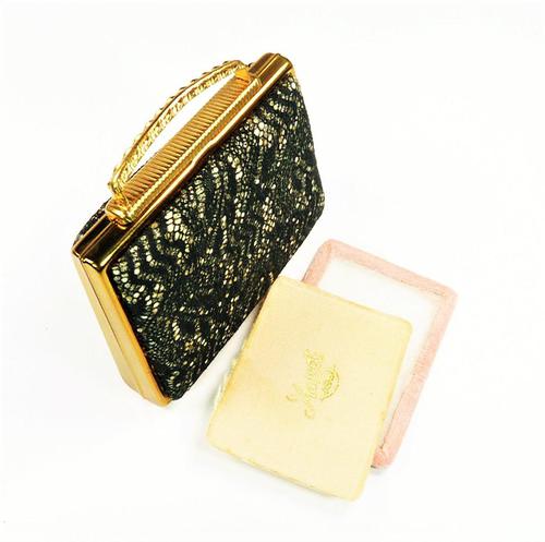 Unused 1950s Mascot Handbag Shaped Compact Mirror (1 of 8) Unused 1950s Mascot Handbag Shaped Compact Mirror (1 of 8)