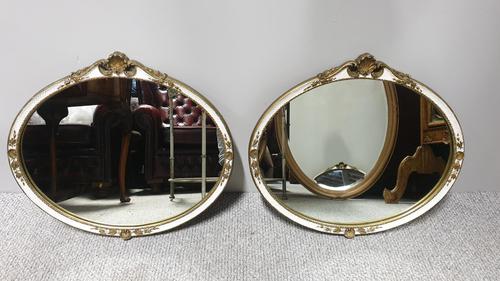 Pair of Oval Mirrors (1 of 6) Pair of Oval Mirrors (1 of 6)