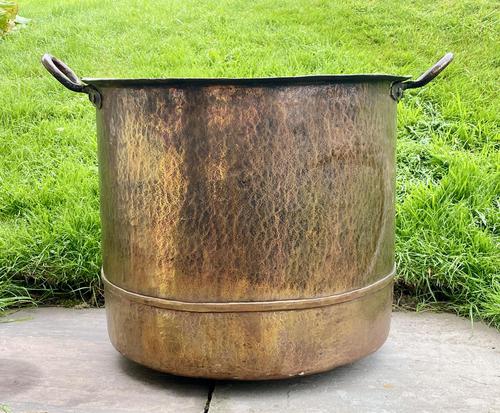 Large Sturdy Solid Copper Bin c.1900 (1 of 11) Large Sturdy Solid Copper Bin c.1900 (1 of 11)