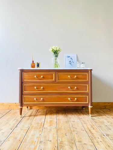 French Marble Drawers / Louis XVI Style Commode / Directoire (1 of 7) French Marble Drawers / Louis XVI Style Commode / Directoire (1 of 7)
