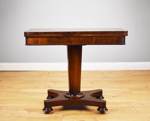 William IV Rosewood Tea Table (1 of 12)